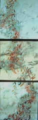 Sea-Serpent-xerox-transfer-ink-oil-pastel-on-gessoed-paper-mounted-on-stretched-canvas-each-panel-20-x-20-2001-copy