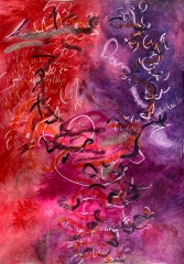 SOMETHING-poem-by-Steve-Dalichinsky-2001-ink-oil-stick-on-gessoed-paper-34-x-41.5-OWNER-Fran-MARKEY-Lady-Lake-FLA-IMG_6012