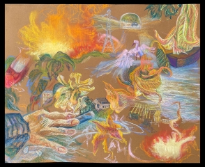 CURRENCY-OF-THE-MIND©2025Lili-White_soft-pastel-on-paper_19.75-x-24.75-
