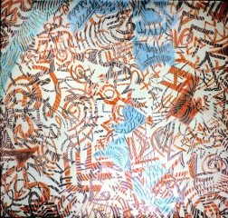 ELEVEN-THOUSAND-4-HUNDRED-86-ink-oil-pastel-on-paper-1999-11-x11.25